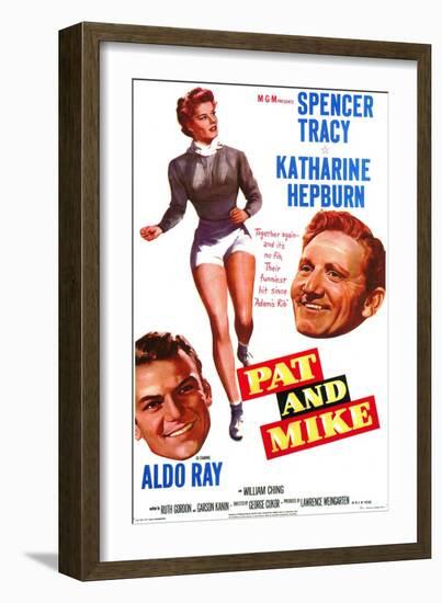 Pat and Mike, 1952-null-Framed Art Print