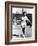 Pat And Mike, Katharine Hepburn Playing Tennis On The Set, 1952-null-Framed Photo