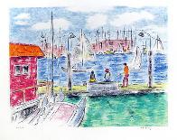 Fishing off the Docks-Pat Berger-Limited Edition