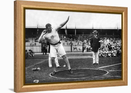 Pat MacDonald at the 1912 Summer Olympics in Stockholm, 1912-null-Framed Premier Image Canvas