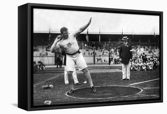 Pat MacDonald at the 1912 Summer Olympics in Stockholm, 1912-null-Framed Premier Image Canvas