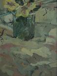 Yellow Flowers in Green Pot, 2009-Pat Maclaurin-Giclee Print