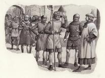 Foot Soldiers from the 14th Century-Pat Nicolle-Giclee Print
