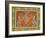 Patachitra Depicting Krishna with Gopis in the Rasa Dance, Orissa, Mid 20th Century-null-Framed Giclee Print