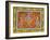 Patachitra Depicting Krishna with Gopis in the Rasa Dance, Orissa, Mid 20th Century-null-Framed Giclee Print