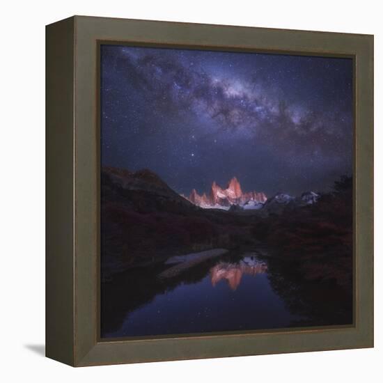 Patagonia Autumn Night-Yan Zhang-Framed Premier Image Canvas