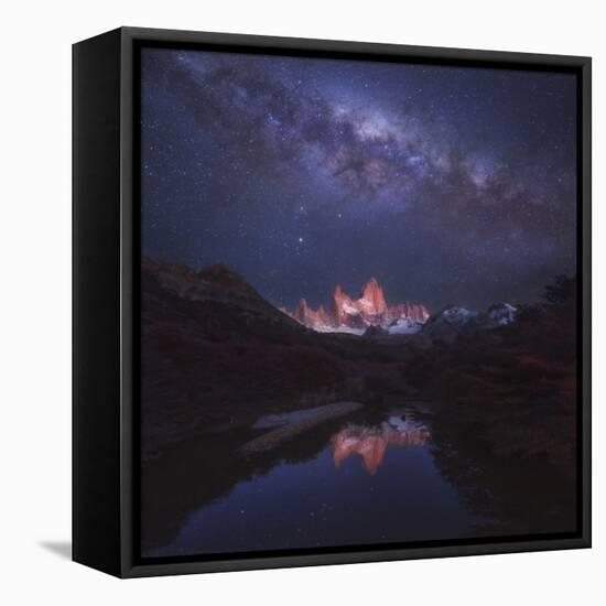 Patagonia Autumn Night-Yan Zhang-Framed Premier Image Canvas