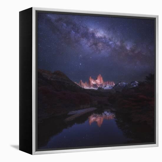 Patagonia Autumn Night-Yan Zhang-Framed Premier Image Canvas