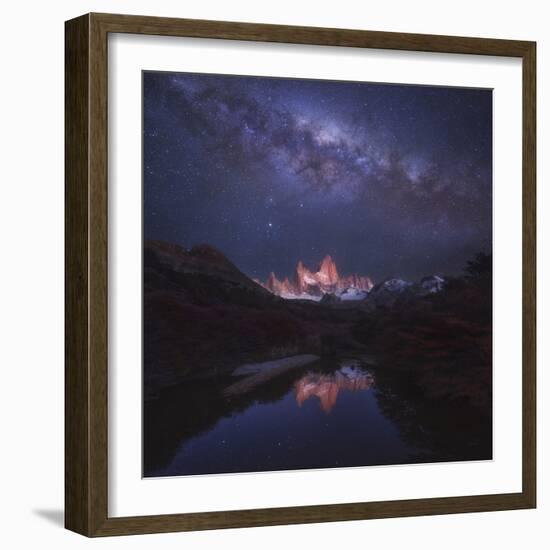 Patagonia Autumn Night-Yan Zhang-Framed Photographic Print