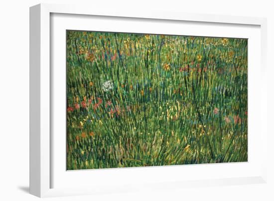 Patch of Grass-Vincent van Gogh-Framed Art Print