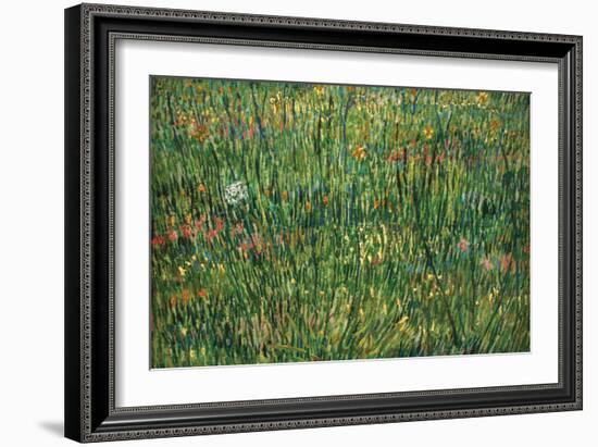 Patch of Grass-Vincent van Gogh-Framed Art Print