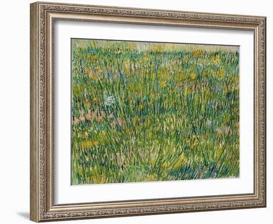 Patch of Grass-Vincent van Gogh-Framed Giclee Print