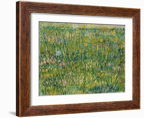 Patch of Grass-Vincent van Gogh-Framed Giclee Print