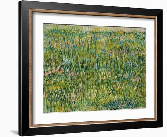 Patch of Grass-Vincent van Gogh-Framed Giclee Print