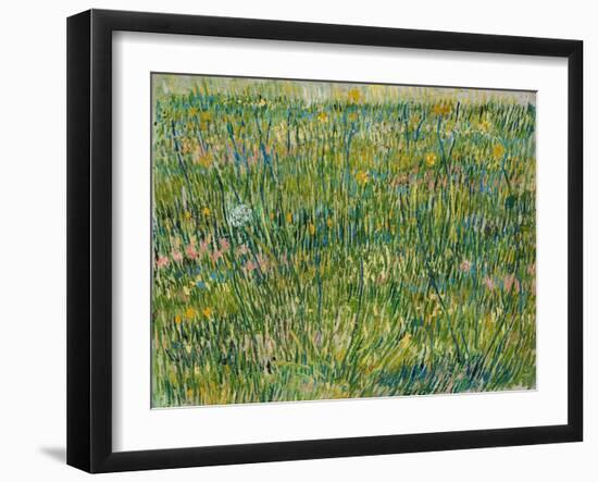 Patch of Grass-Vincent van Gogh-Framed Giclee Print