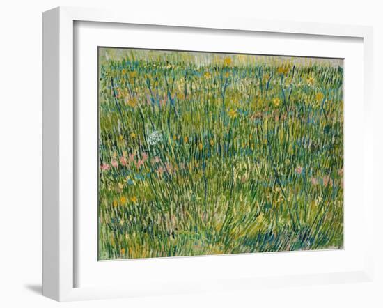 Patch of Grass-Vincent van Gogh-Framed Giclee Print