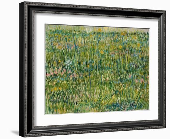 Patch of Grass-Vincent van Gogh-Framed Giclee Print