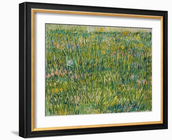 Patch of Grass-Vincent van Gogh-Framed Giclee Print