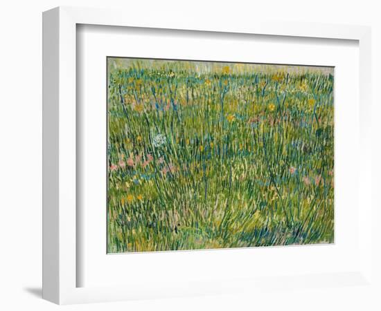 Patch of Grass-Vincent van Gogh-Framed Giclee Print