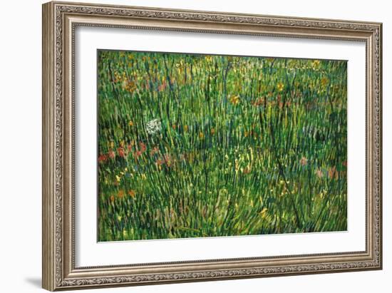 Patch of Grass-Vincent van Gogh-Framed Art Print