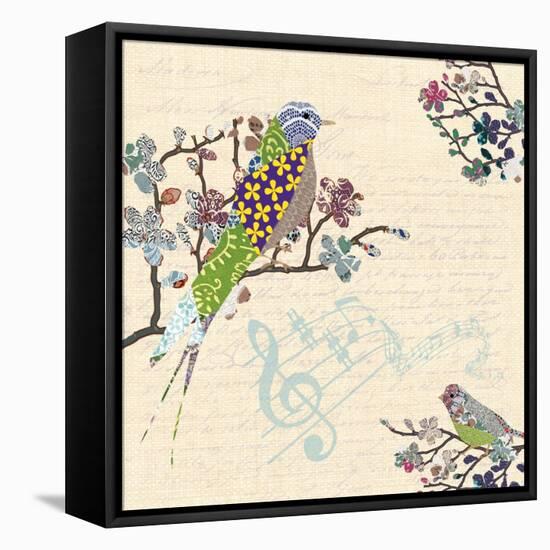 Patch Work Birds I-Piper Ballantyne-Framed Stretched Canvas