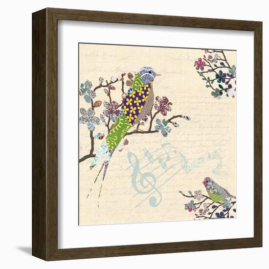 Patch Work Birds I-Piper Ballantyne-Framed Art Print