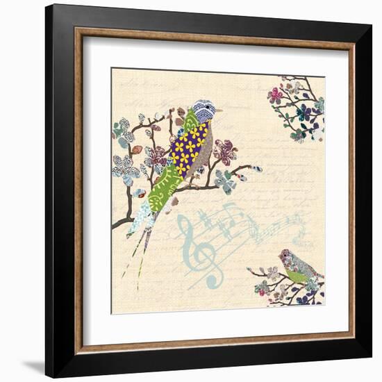 Patch Work Birds I-Piper Ballantyne-Framed Art Print