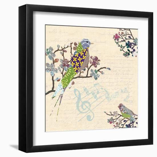 Patch Work Birds I-Piper Ballantyne-Framed Art Print