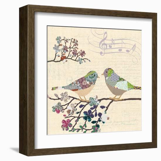 Patch Work Birds II-Piper Ballantyne-Framed Art Print