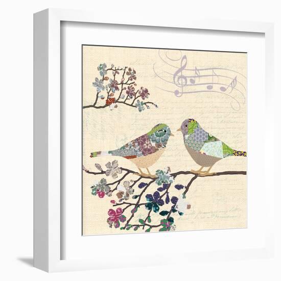 Patch Work Birds II-Piper Ballantyne-Framed Art Print