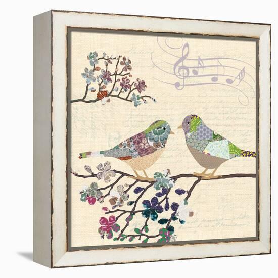 Patch Work Birds II-Piper Ballantyne-Framed Stretched Canvas