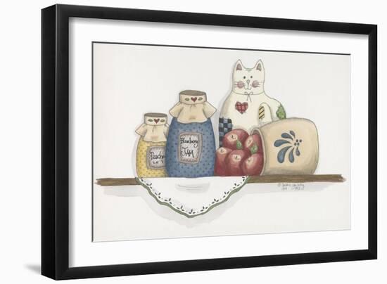 Patchwork Cat Jam-Debbie McMaster-Framed Giclee Print