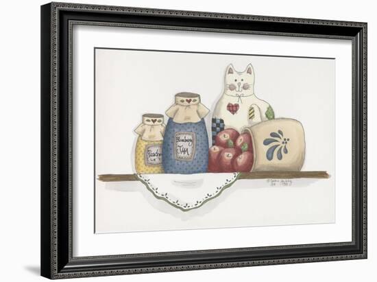 Patchwork Cat Jam-Debbie McMaster-Framed Giclee Print