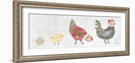 Patchwork Chickens II-Courtney Prahl-Framed Photographic Print