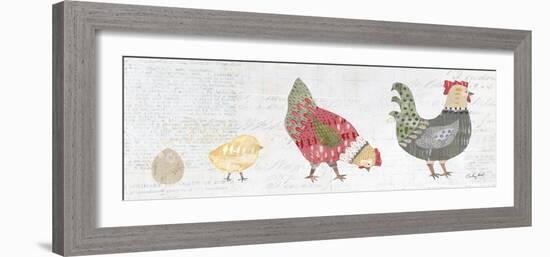 Patchwork Chickens II-Courtney Prahl-Framed Photographic Print