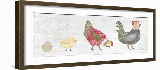 Patchwork Chickens II-Courtney Prahl-Framed Photographic Print