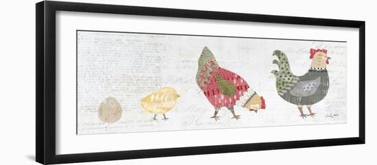 Patchwork Chickens II-Courtney Prahl-Framed Photographic Print