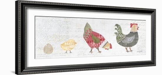 Patchwork Chickens II-Courtney Prahl-Framed Photographic Print