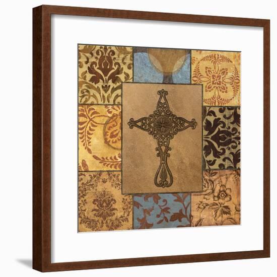 Patchwork Cross I-Todd Williams-Framed Art Print