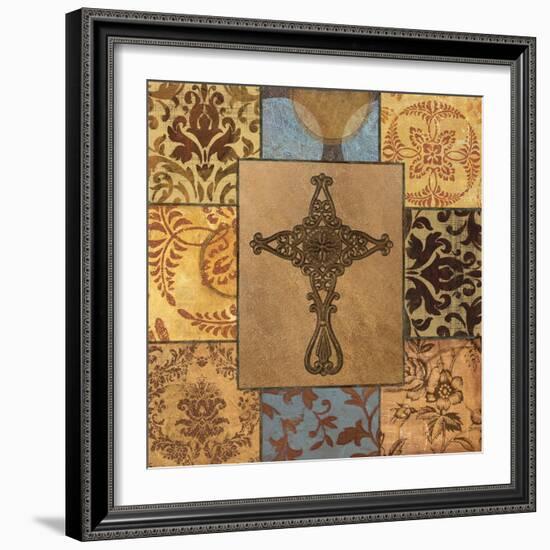 Patchwork Cross I-Todd Williams-Framed Art Print