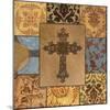 Patchwork Cross II-Todd Williams-Mounted Art Print