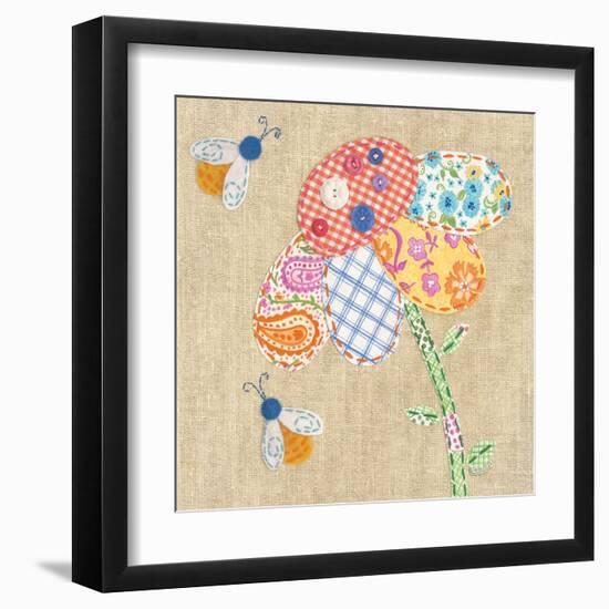 Patchwork Daisy-Paula Joerling-Framed Art Print