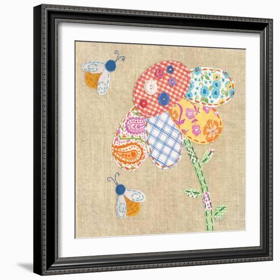 Patchwork Daisy-Paula Joerling-Framed Art Print