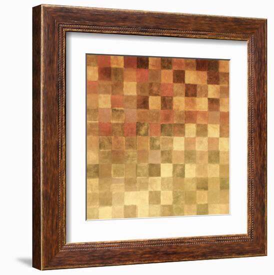 Patchwork Quilt-Elle Stewart-Framed Art Print