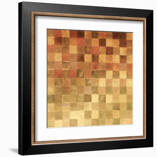 Patchwork Quilt-Elle Stewart-Framed Art Print