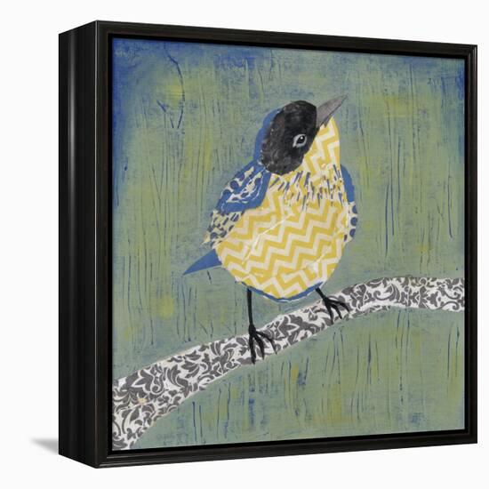 Patchwork Wren II-Grace Popp-Framed Stretched Canvas