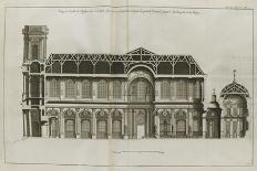 Page  99 : page de titre du Livre Quatrième . Vue de l'arc de triomphe en l'honneur de Louis XIV-Pate-Giclee Print