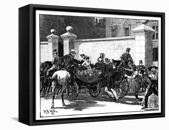 Pate's Assault on the Queen, 1850-William Barnes Wollen-Framed Premier Image Canvas