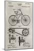 Patent--Bicycle-Alicia Ludwig-Mounted Art Print