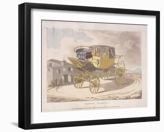 Patent Chariot, 1809-null-Framed Giclee Print